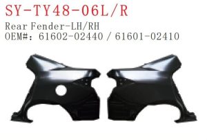 Rear Fender L/R - COROLLA 2014 US SY-TY48-06LR