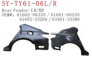 Rear Fender L/R - CAMRY 2018 SY-TY61-06LR