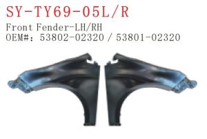 Front Fender L/R - COROLLA 2019 US SY-TY69-05LR