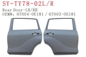 Rear Door L/R - HIGHLANDER 2021 SY-TY78-02LR