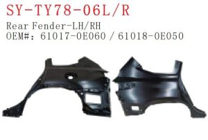 Rear Fender L/R - HIGHLANDER 2021 SY-TY78-06LR