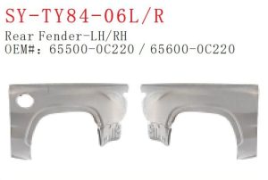 Rear Fender L/R - TUNDRA 2021 SY-TY84-06LR