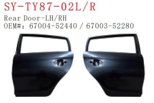 Rear Door L/R - YARIS 2013-2017 SY-TY87-02LR