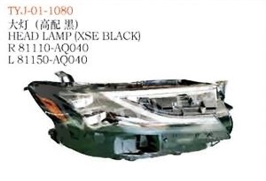 HEAD LAMP (XSE BLACK) - CAMRY TYJ-01-1080