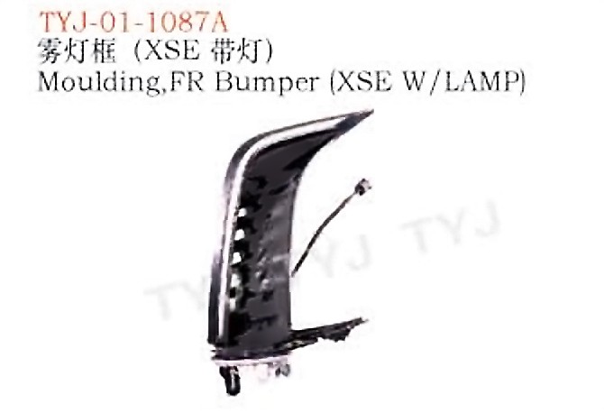 tyj 01 1087a.jpg MOULDING FRONT BUMPER (XSE W/LAMP) - CAMRY TYJ-01-1087A