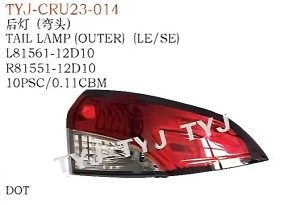TAIL LAMP (OUTER) (LE/SE) - COROLLA TYJ-CRU23-014
