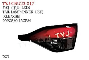 TAIL LAMP (INNER LED) - COROLLA TYJ-CRU23-017